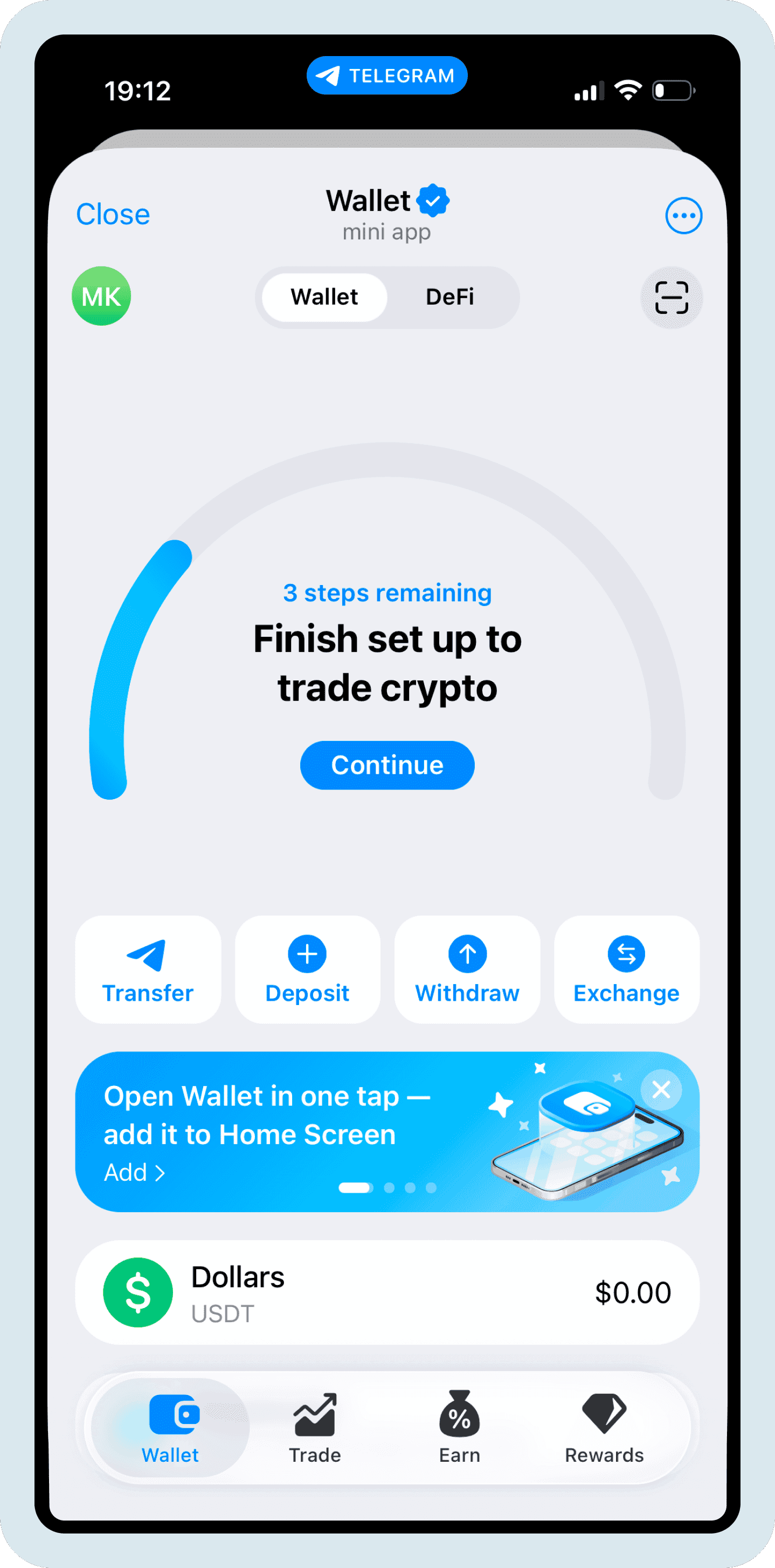 Telegram mini-apps