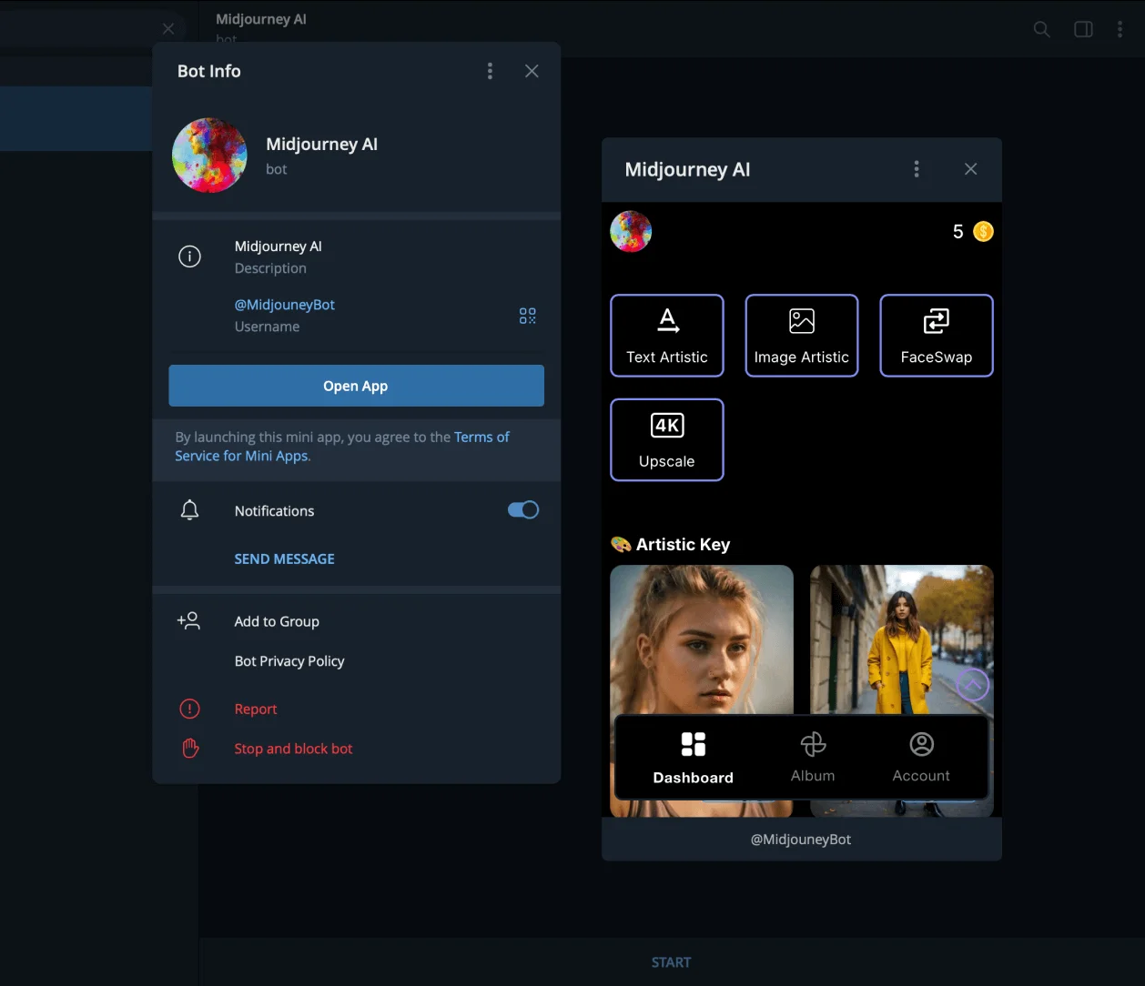 Telegram mini-apps