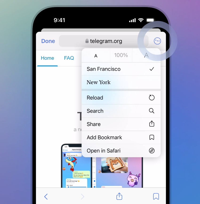 Telegram mini-apps