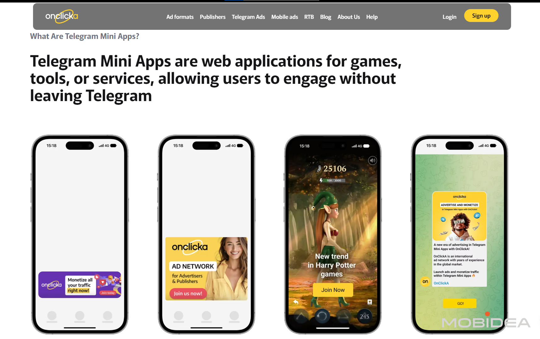 Telegram mini-apps