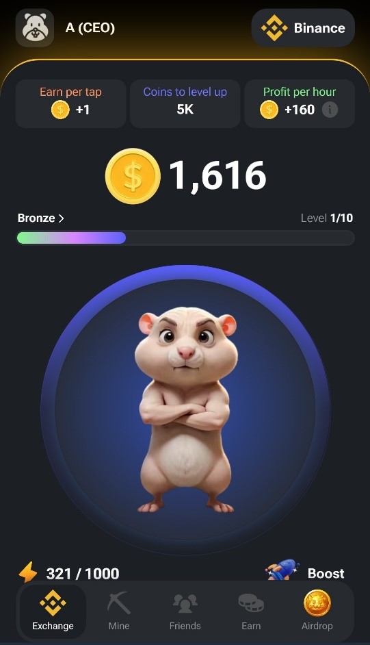 Hamster Kombat Clicker Game